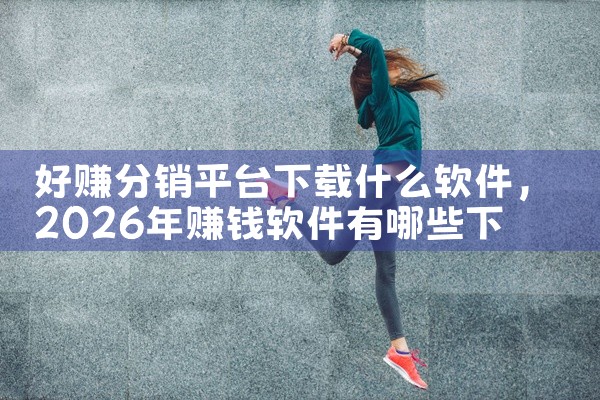 好赚分销平台下载什么软件