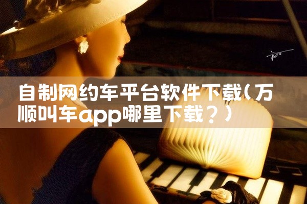 自制网约车平台软件下载